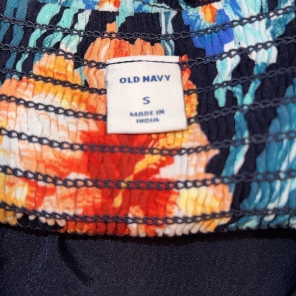 Old Navy Fit & Flare Maxi Tropical Sundress Size Small - Picture 3 of 5